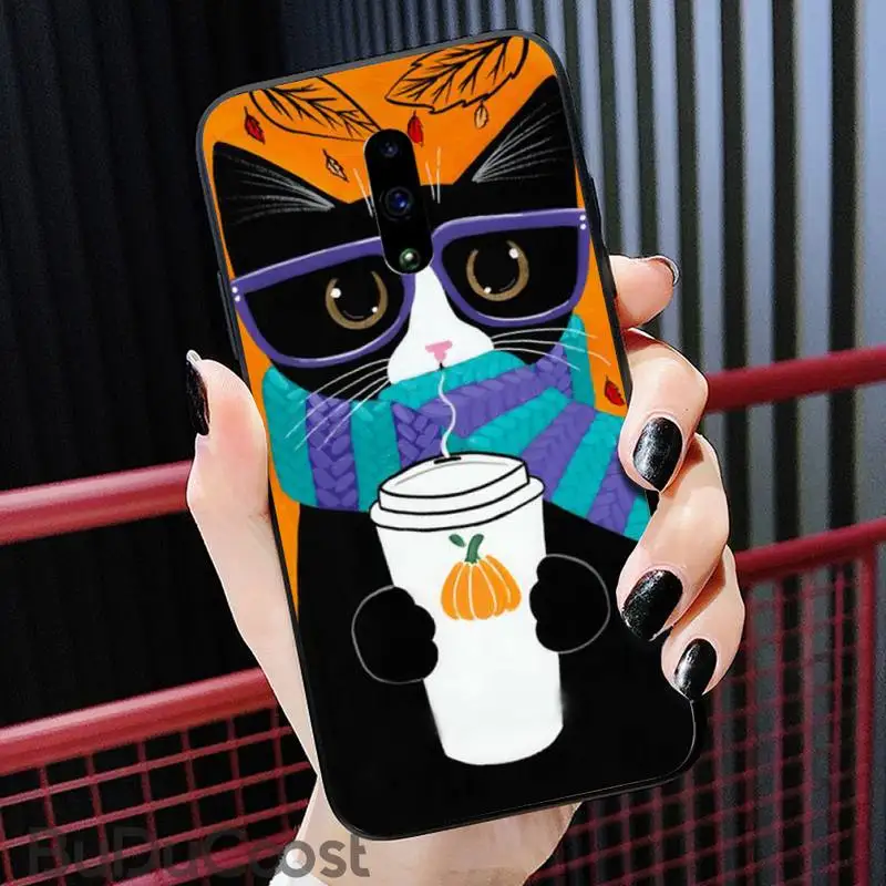 

Coffee Milk Drink Bottle Cat Phone Case For Redmi 6 4X 7 7A 8 GO K20 Note 4 4X 5 5A 6 6 Pro 7 8 8pro