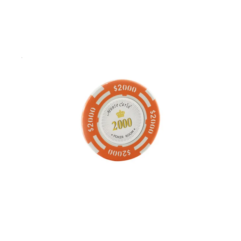2000 yuan face value K8356 25 шт./лот 14 г двойной цвет USD пленка глина Техасский Холдем чип покерные игровые карты чипы маджонг баккарат монета баккарат чипы - Цвет: 2000 yuan face value