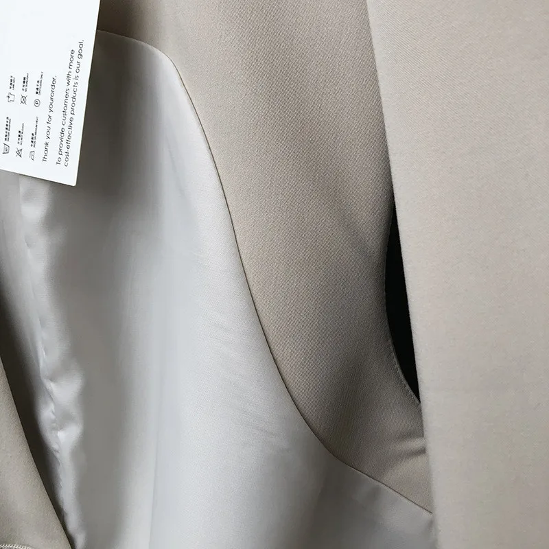 

Double Breasted Female Long Vest 2020 New Korean Black Women's Sleeveless Jacket V-Neck Elegant Waistcoat Tops Veste Femme Coat