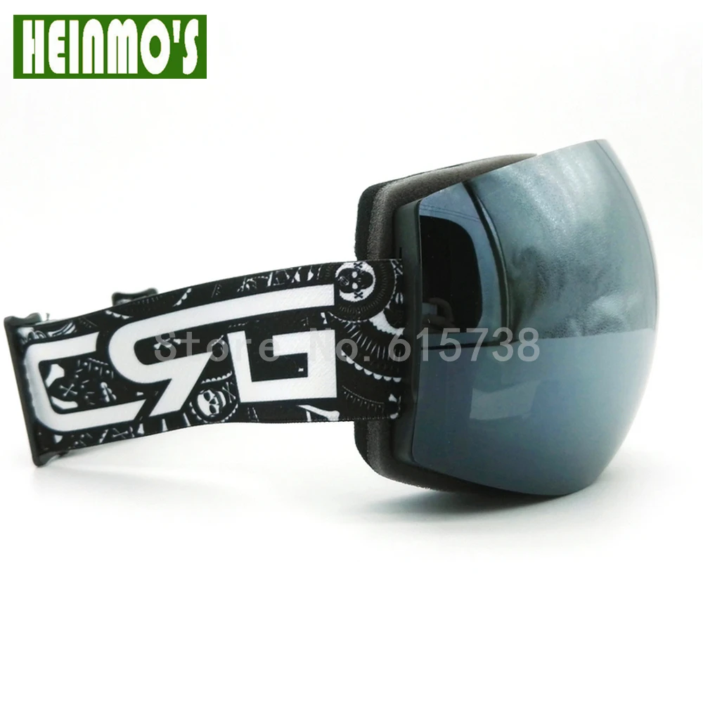 Зимние спортивные лыжные очки для сноуборда с защитой от тумана и УФ мужчин