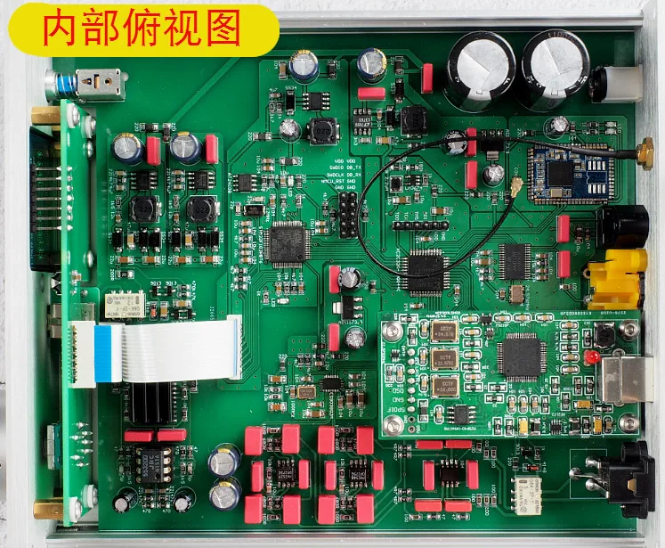 GAO-su5 ES9038Q2M ЦАП поддерживает входной сигнал Bluetooth 5,0 APT-X USB XMOS-208 волоконно-оптический коаксиальный высокий декодирования аудио 32-бит/384 кГц DSD256