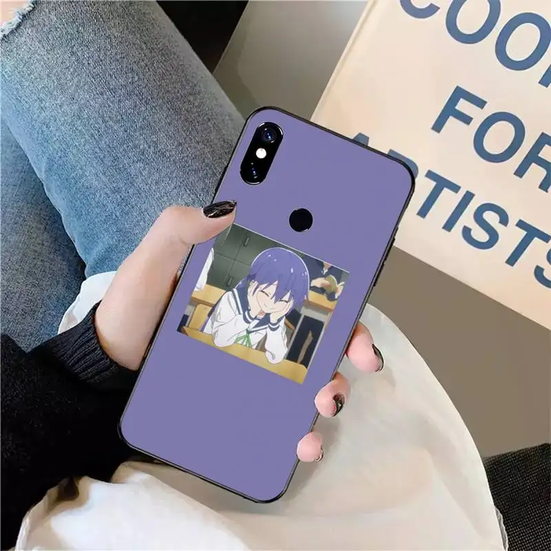 

Cute aesthetic anime girl Phone Case For Xiaomi Redmi note 7 8 9 t max3 s 10 pro lite coque funda shell cover