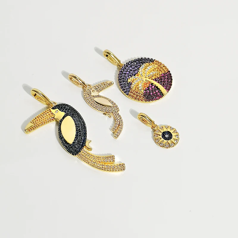 

Colgante de Flamenco de plantatropa de ley s925,collar de perlas doradas, joyas de Mónaco de marca de lujo a la moda