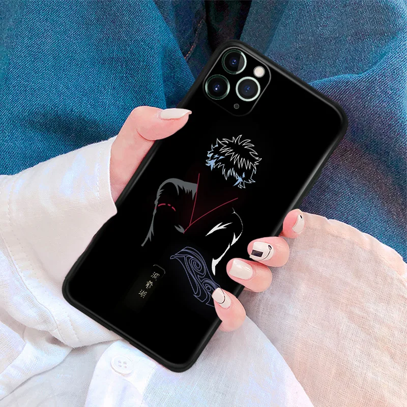 gintama gintoki anime for iphone se 6 6s 7 8 plus x xr xs 11 pro max soft silicone phone case cover shell free global shipping