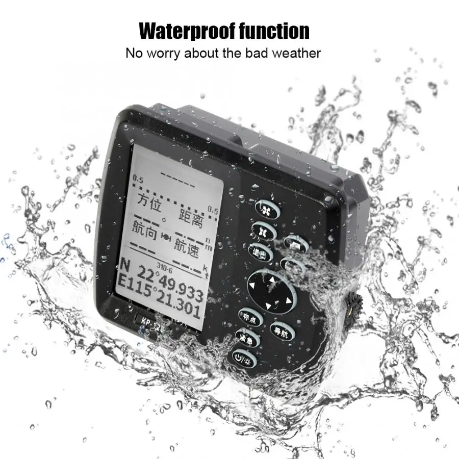 KP 128 4 3 дюйма ЖК Водонепроницаемый морской GPS навигатор локатор Графический