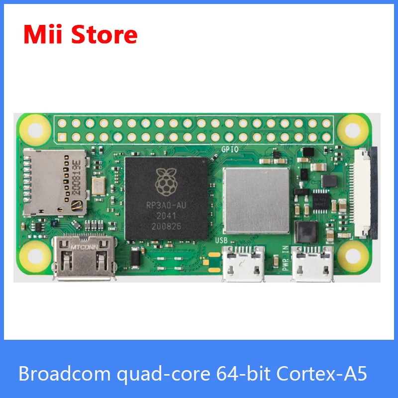 Raspberry Pi Zero 2 W Broadcom Quad-core 64-разрядная 512 МБ LPDDR2 802.11b/g/n Wifi | Компьютеры и офис