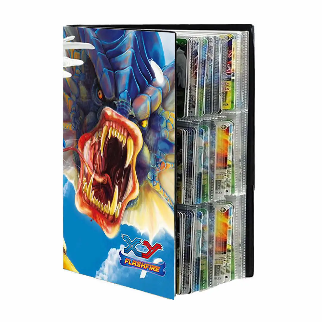 

Pokemon Cards Album Book Cartoon Anime New 9 Pocket Binder 432 Game Card VMAX GX EX Holder Collection Folder Kid Cool Toy Gift