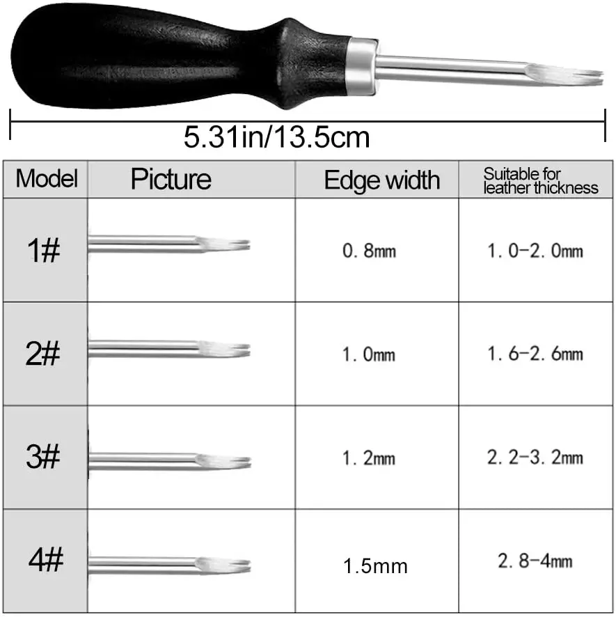 Кожевенное ремесло Imzay 4 размера кожевенное режущее устройство устройство|Резка|