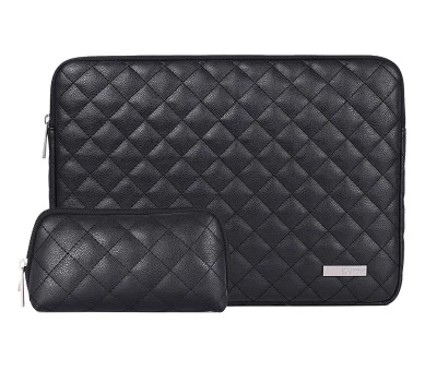 Style 3 black sets PU Кожаный противоударный чехол для ноутбука 14 14,1 для Macbook Air 13 Pro 15 Touch Bar чехол для Xiaomi Asus lenovo hp сумки для ноутбука - Цвет: Style 3 black sets