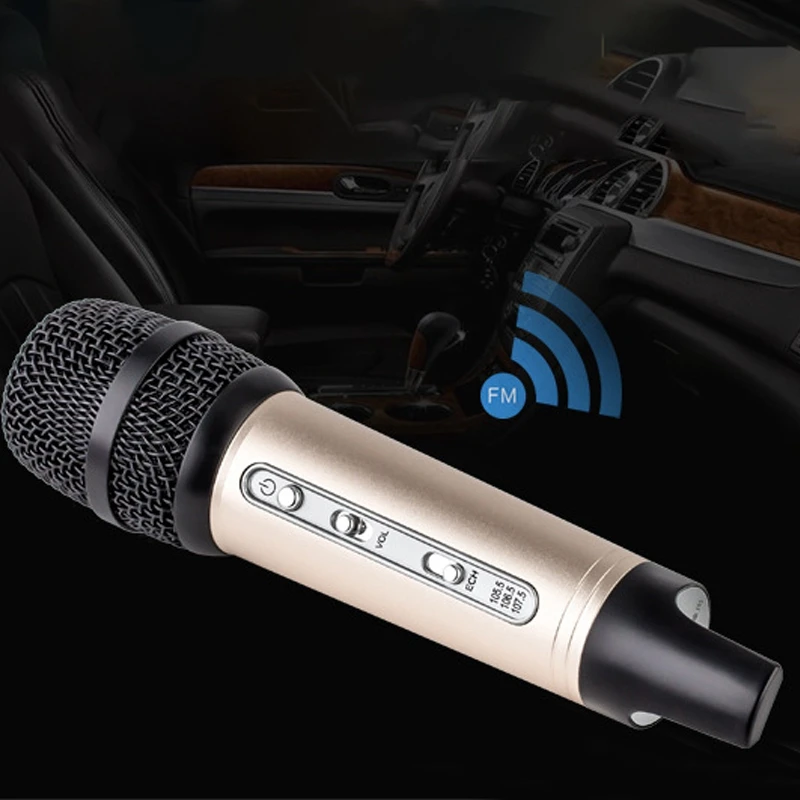 Миниатюрный автомобильный микрофон C200 беспроводной FM-микрофон с