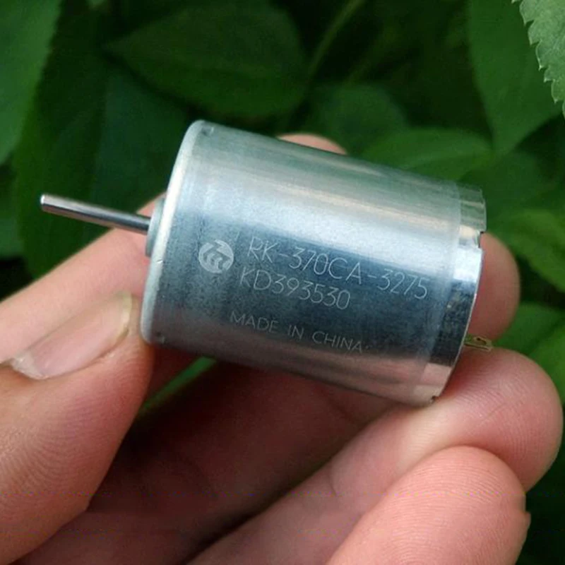 1 шт. MABUCHI RK 370CA 3275 DC 5V 6V 12V 27300 об/мин высокого Скорость большим вращающим моментом 24