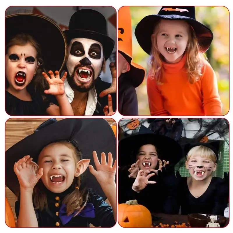 Украшение на Хэллоуин комплект с ушами эльфом вампира зубы реквизит для косплея