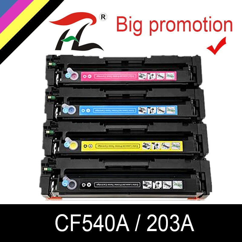 Тонер картридж совместимый с HTL 203a для HP CF540a CF541a CF542a CF543a M254dw 254nw MFP M281cdw