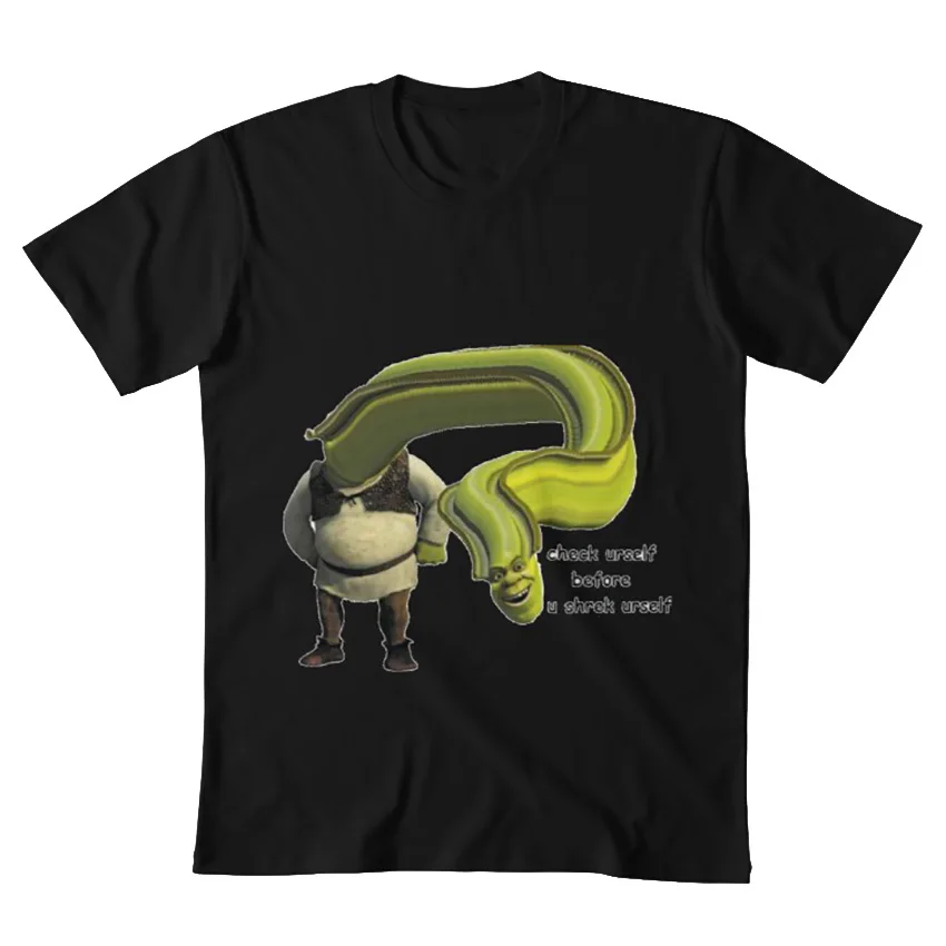 Shrek Yourself Before You Wreck футболка tumblr hip trendy cool inde funny shrek | Мужская одежда