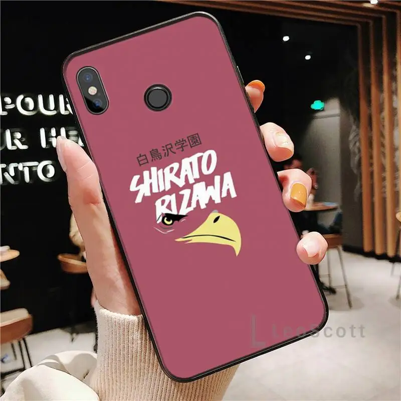 

HAIKYUU!! School badge style Phone Case For Xiaomi Redmi note 4 4X 8T 9 9s 10 K20 K30 cc9 9t pro lite max