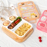 lunch box high capacity tableware food container travel hiking camping office school leakproof portable bento box 1000ml