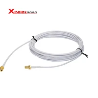 xinangogo sma male to sma female connector rg174 white color 15cm 5m rf coaxail cable