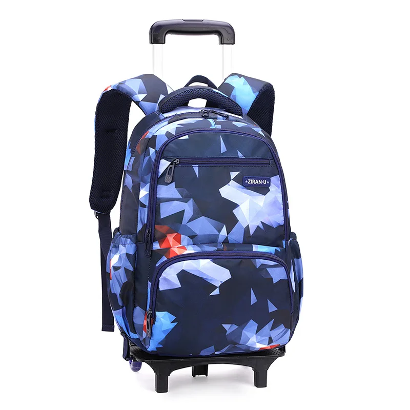 Trolley Children School Bags Mochila Kids Backpacks With Wheel Trolley Luggage For Girls Boys backpack Escolar Backbag Schoolbag