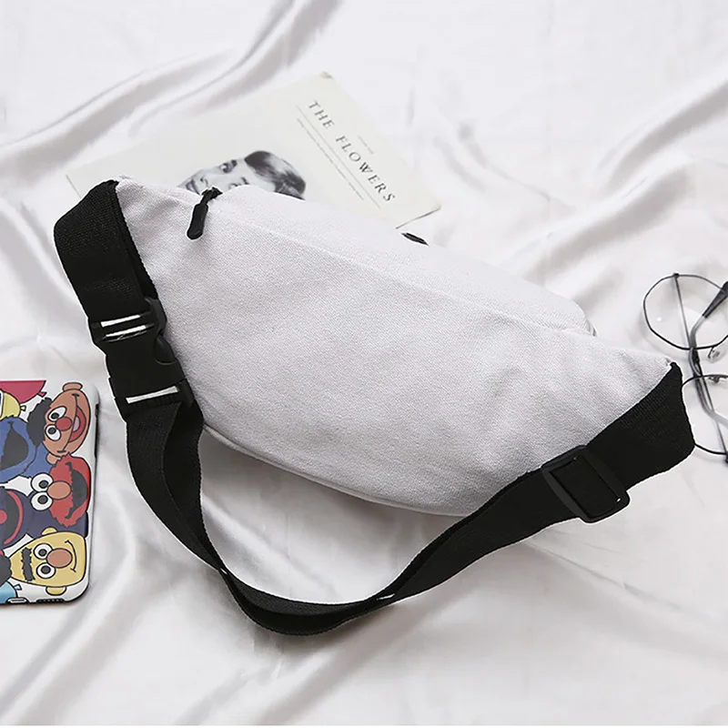 Холщовая поясная сумка 2022 забавная с отверстием для наушников Светоотражающая