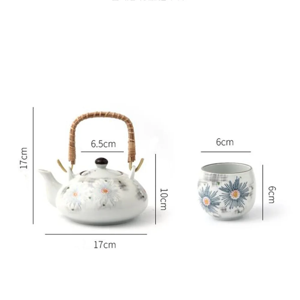 

1 Set Ceramic Teaware Set Practical Teaware Set Smooth Surface Teaware Set