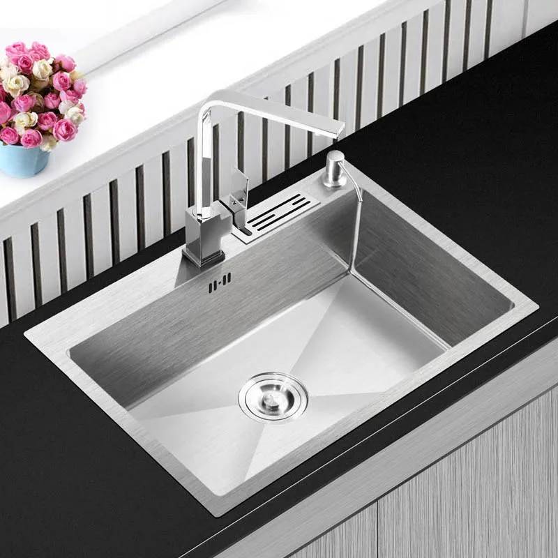 304 овощная емкость для моющего средства из нержавеющей стали один бак с режущая