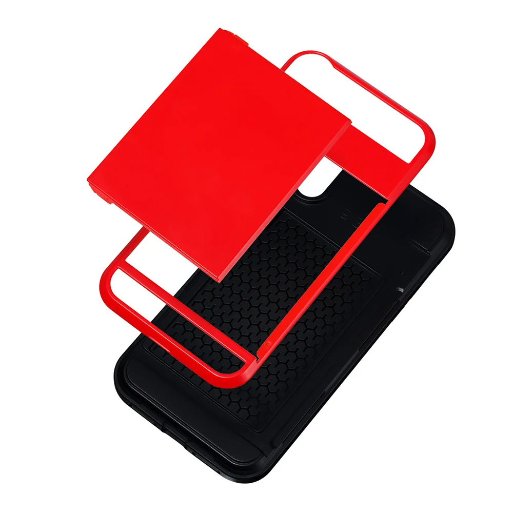 Чехол KISS броня скользящая карта противоударный чехол для телефона iPhone 11 Pro Max XS MAX