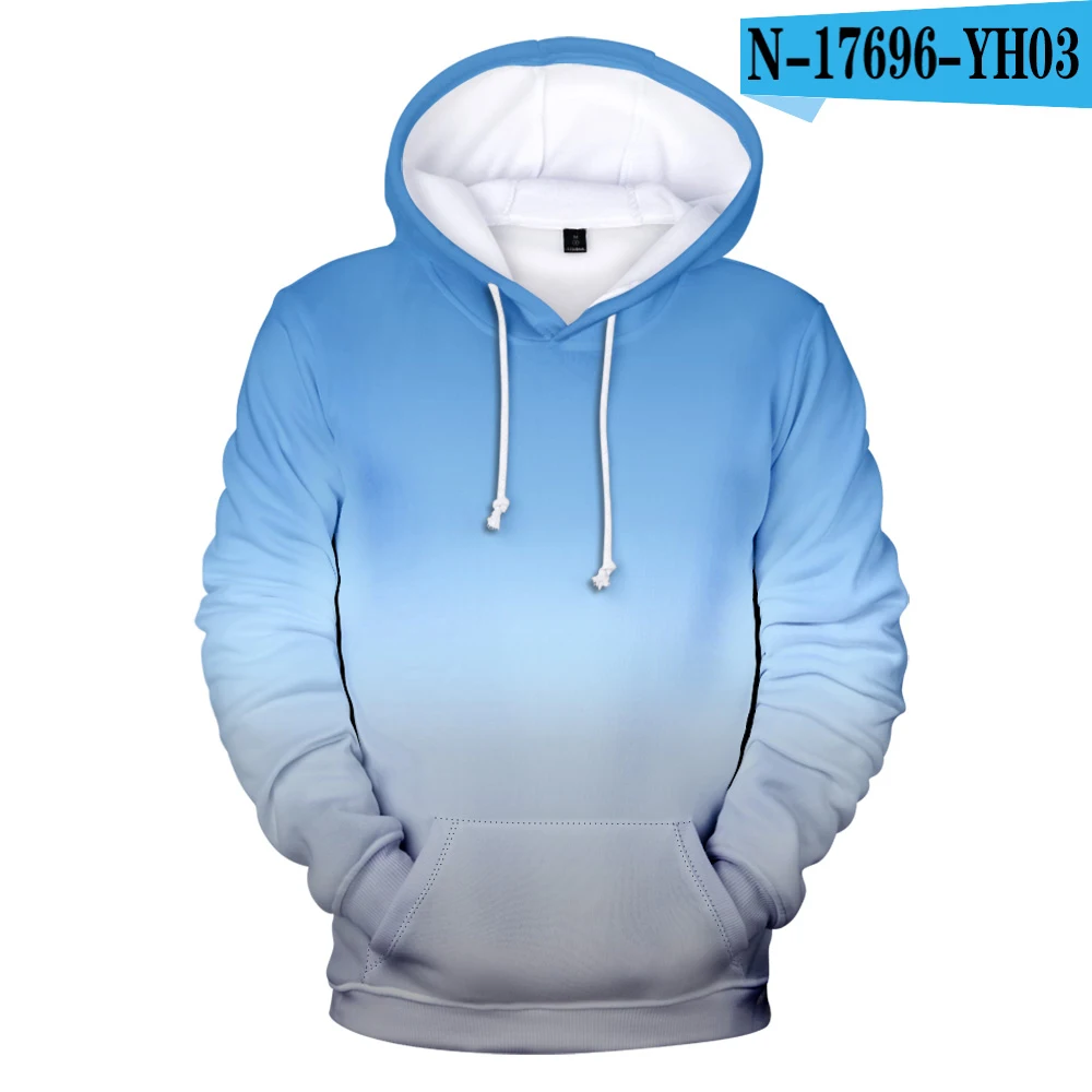 

Fashion Trendy Gradient Color 3D Hoodies Sweatshirts Men/Women Long Sleeve Hoodie Casual Cool Adults Sweatshirt Pullovers