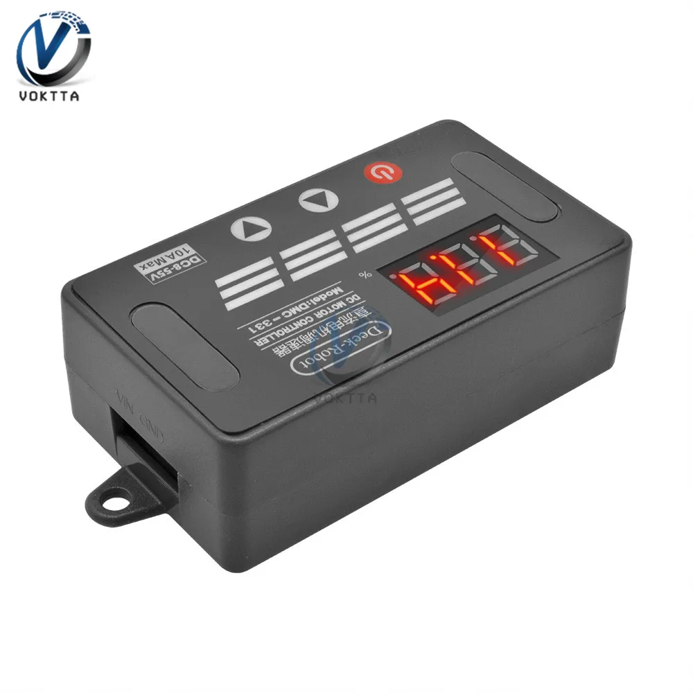 DMC 331 DC8 55V 10A PWM контроллер скорости двигателя светодиодный цифровой дисплей