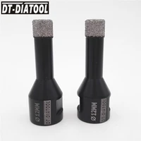 dt diatool 2pcspk dia 12mm diamond dry drill core bits for ceramic tile hole saw m14 connection for angle grinder