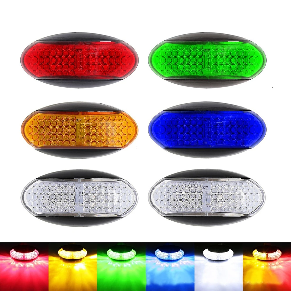 10 шт. грузовик светильник 4 светодиодный боковой габаритный фонарь сигнальная