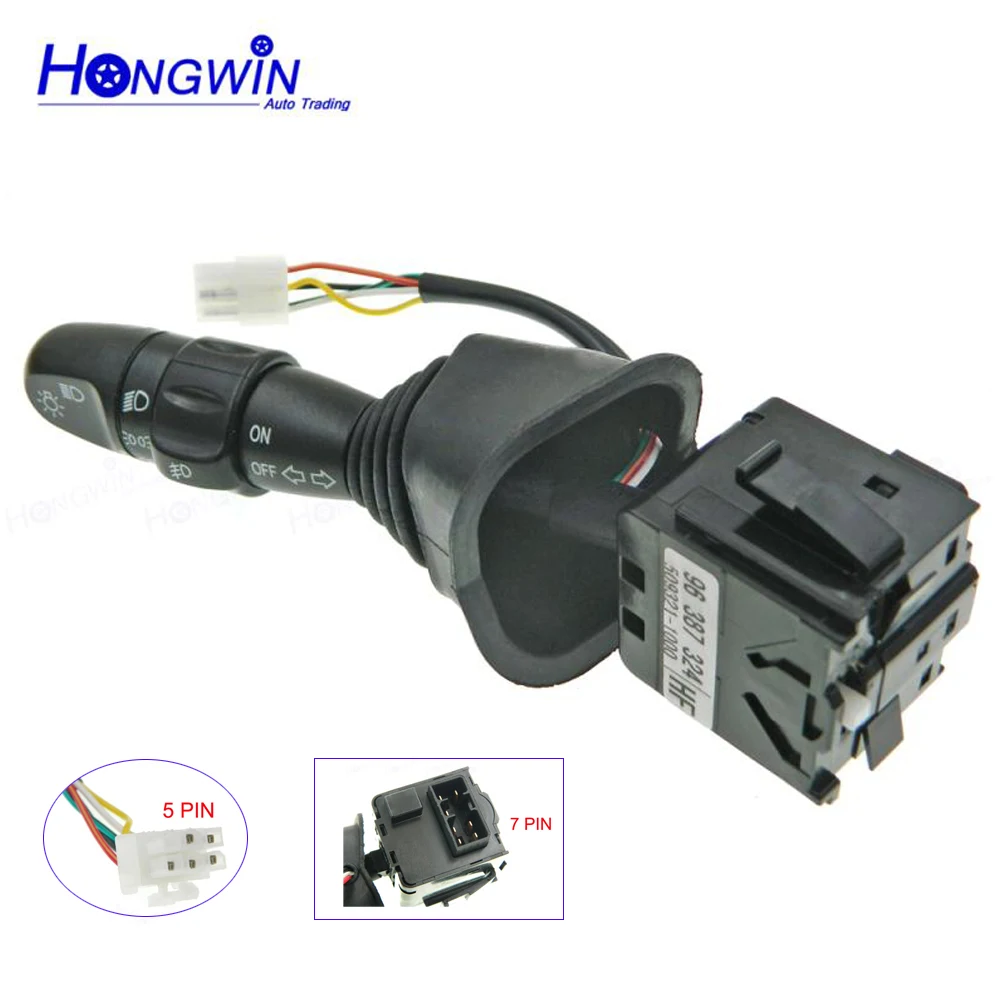 

Car Turn Signal Switch Headlight Fog Lamp Dimmer Control Switch 96387324 For Buick Daewoo Lacetti Lanos Chevrolet Optra Nubira E