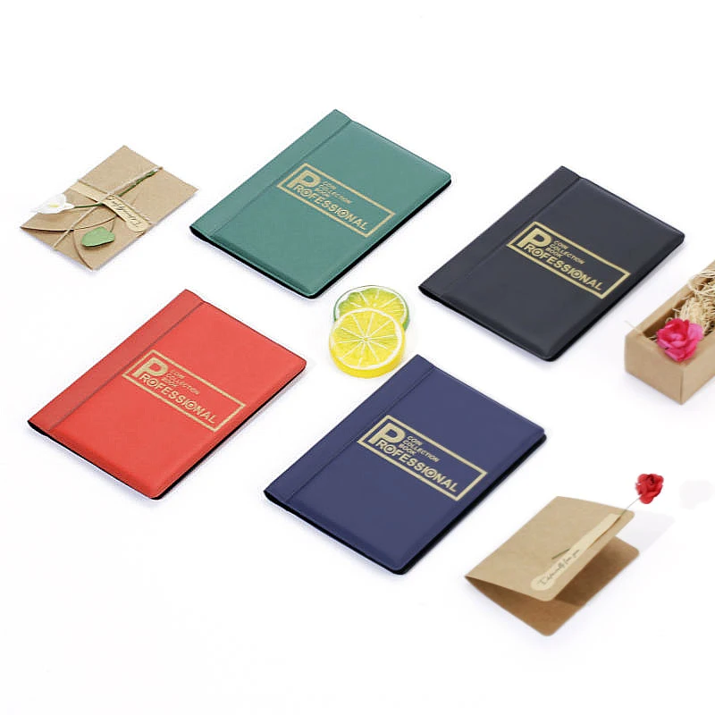 

120 Sheets Coin Holder 4 Colors Coins Collection Album Book for Collector Coin Holder Albums Mini Penny Coin Storage Bag