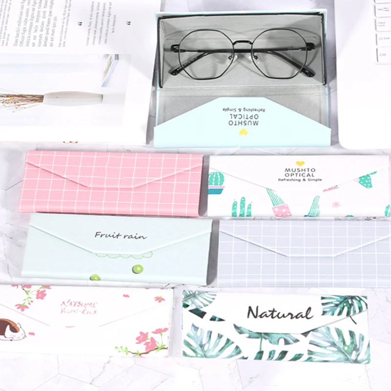 TTLIFE складной портативный Чехол для очков с модным принтом фламинго чехол