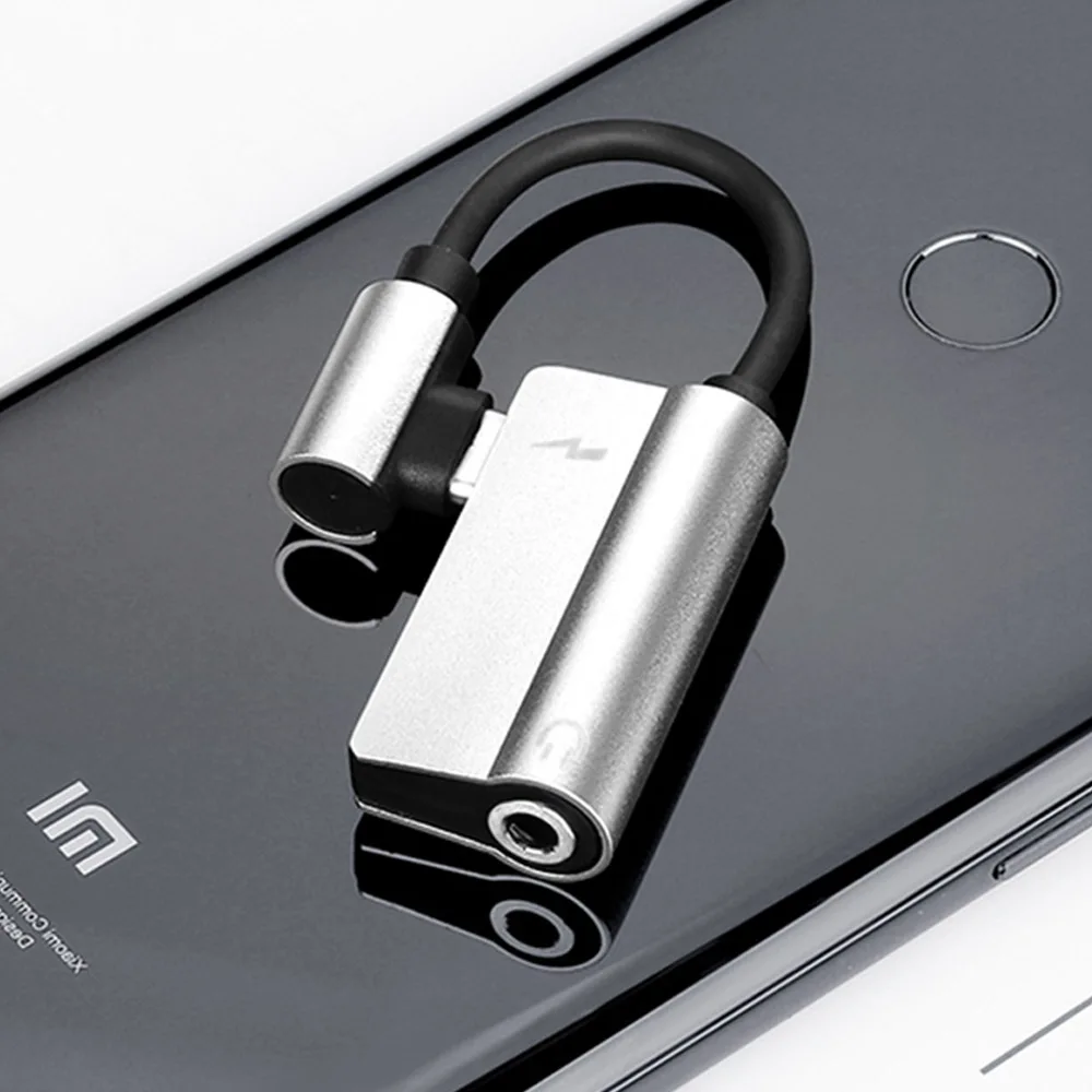 Серебристый Type c до 3,5 мм разъем Aux адаптер для наушников для Xiaomi Mi 9 huawei P20 Lite mate 10 Pro samsung usb type c до 3,5 мм dac - Цвет: Серебристый