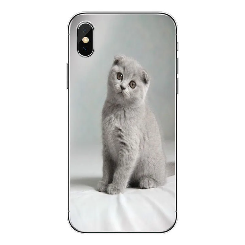 A с милым рисунком кота чехол для iphone 5s 5 s se 4 4s кейс телефона из мягкого ТПУ в виде