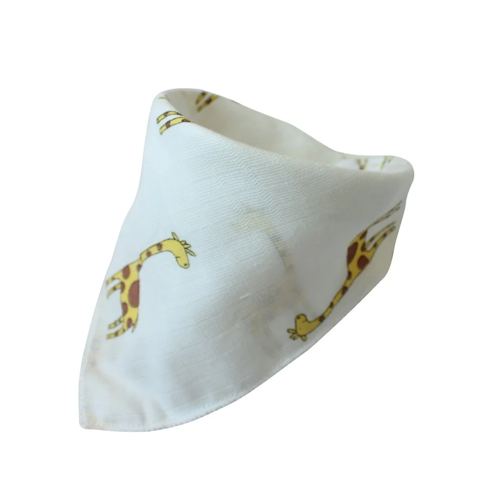 Babero de tela para beb&eacute;, bufanda triangular de algod&oacute;n, Bandana de dibujos animados para ni&ntilde;o, babero para goteo, babero absorbente para reci&eacute;n nacido-3