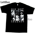 _ Футболка 2Pac Tupac Biggie для взрослых мужчин, Новая женская черная футболка в стиле Харадзюку, уличная одежда в стиле панк