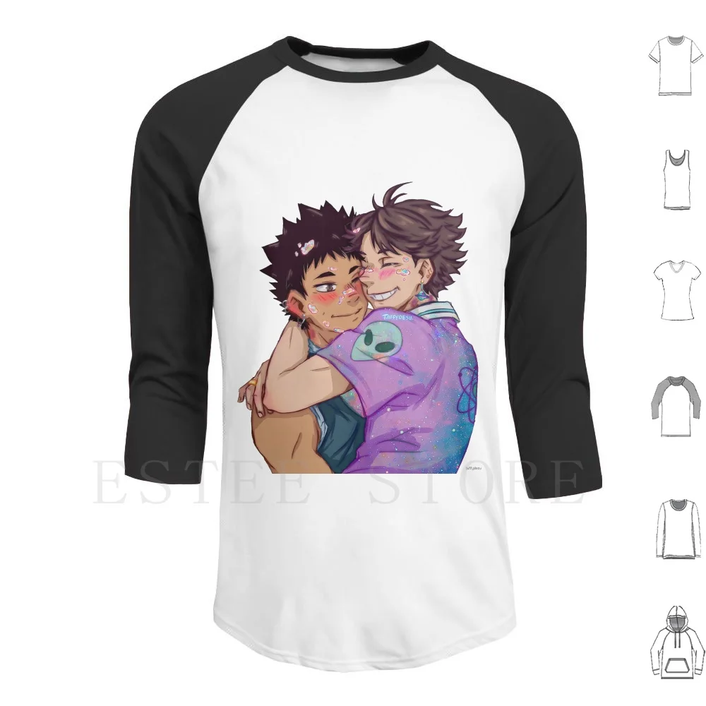 

Толстовки Hdb Iwa-Chan Iwaoi Oiiwa Taffydesu Haikyuu Hq Oikawa Iwaizumi Happybirthday Hbd June10 cakeface