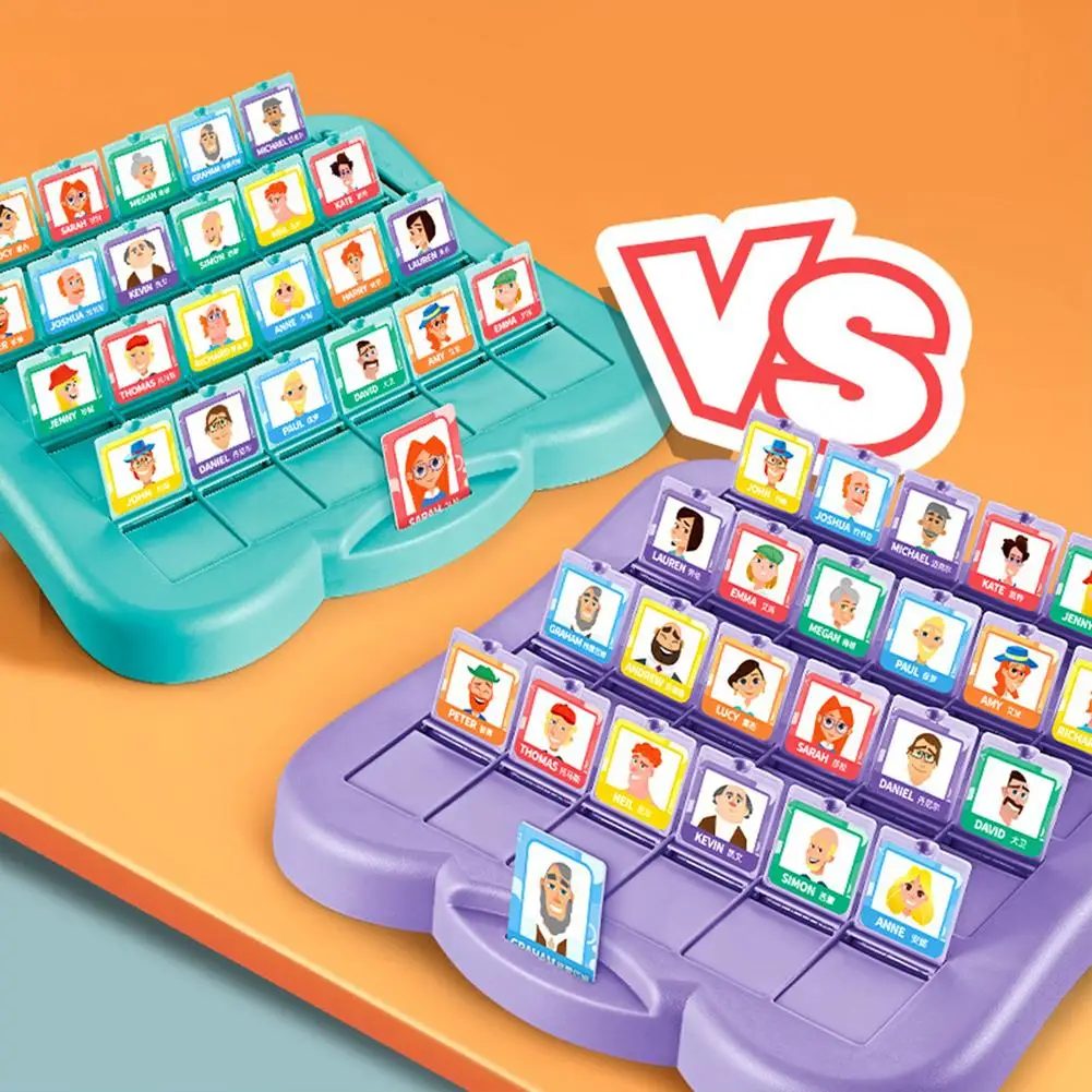 

Kids Guess Who Game Children Interactive Guessing Card Board Game Who Is It Classic Board Game Funny Family Guessing Games