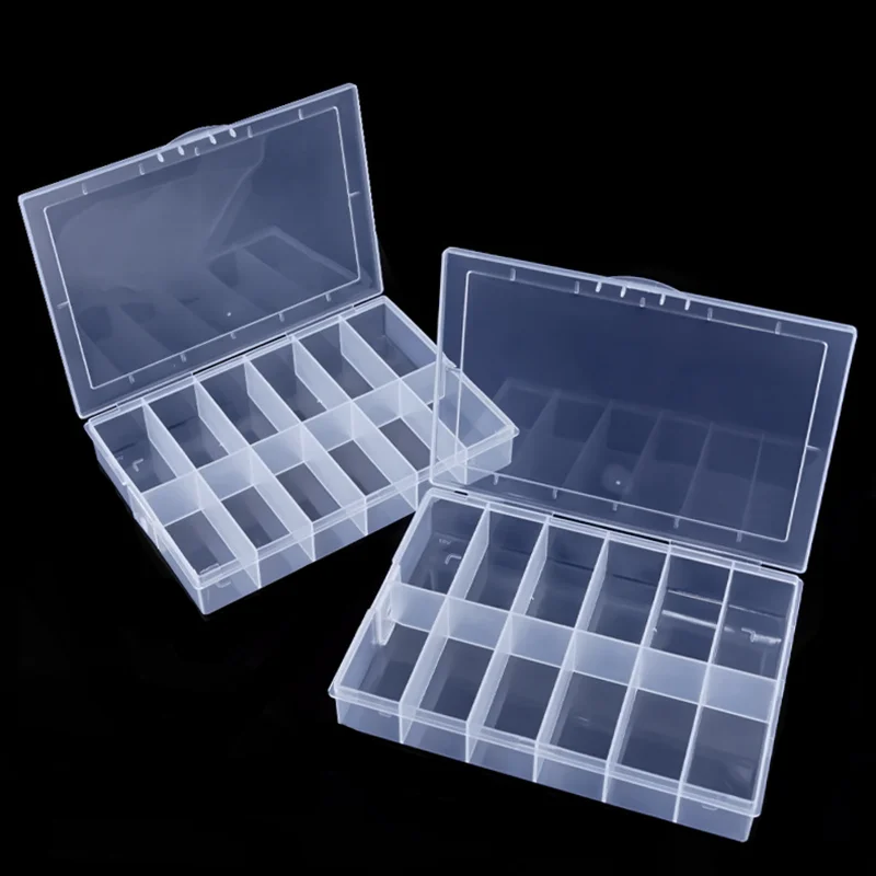 12 ячеек чехол для хранения искусства ногтей искусство искусственных коробка