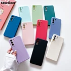 Роскошный квадратный Мягкий силиконовый чехол для Samsung Galaxy S20 S21 FE S10 Plus Ultra A51 A71 4G A32 A72 A52 A12 A42, противоударный чехол