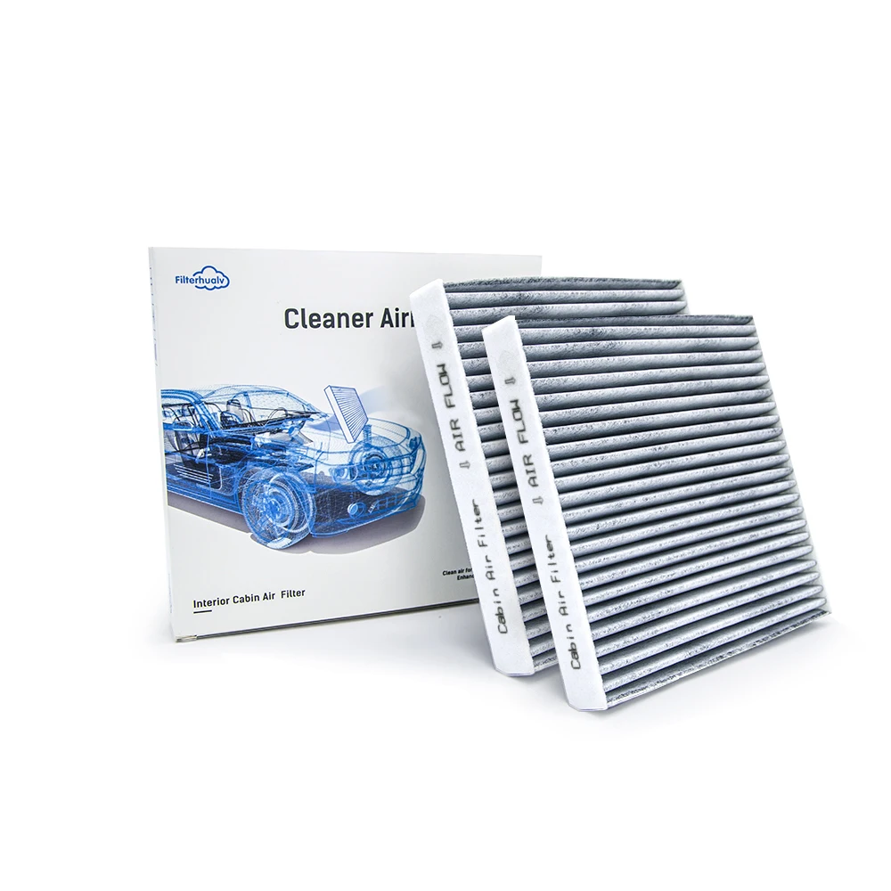 

2PCS Air Cabin Conditioner Filter Hepa Carbon Air Purifier Filter Parts For Scion/Toyota/Subaru/Lexus/JAGUAR/LAND ROVER