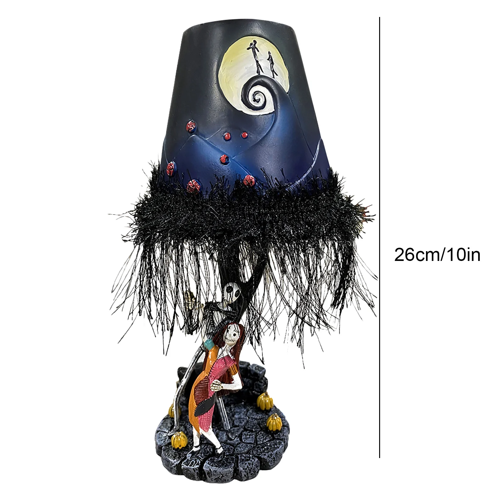 

Table Lamp, Halloween Party Decorations, Nightmare Scary Jack Desk Nights Light Decorative for Indoor Home Living Room Bedroom