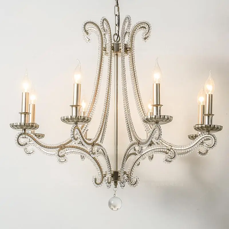 Скандинавская хрустальная люстра для украшения дома лампа в европейском стиле