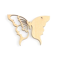 butterfly ray empty shape mascot laser cut christmas decorations silhouette blank unpainted 25 pieces wooden shape 2059