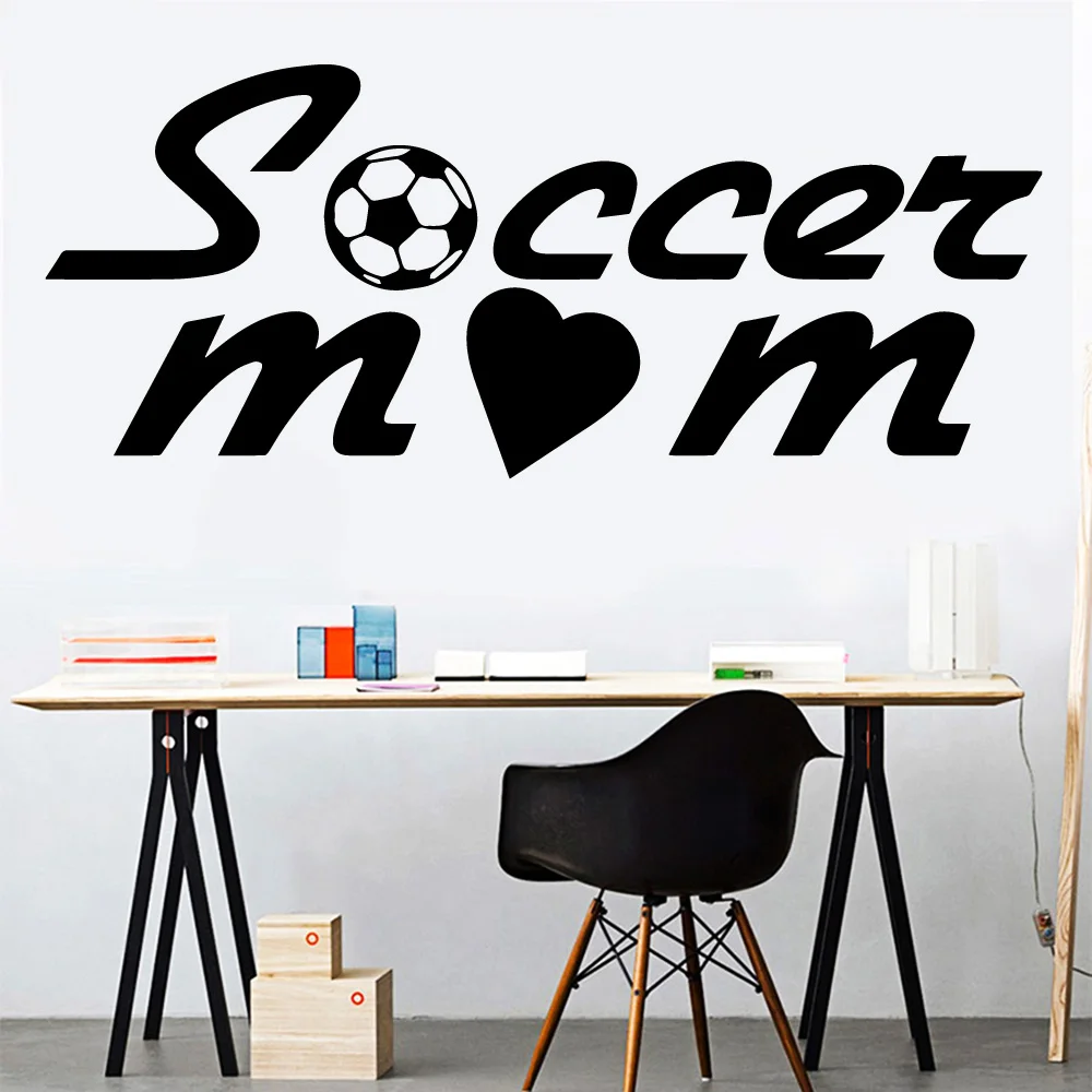 Модная Наклейка на стену в стиле футбольной команды аксессуары для украшения