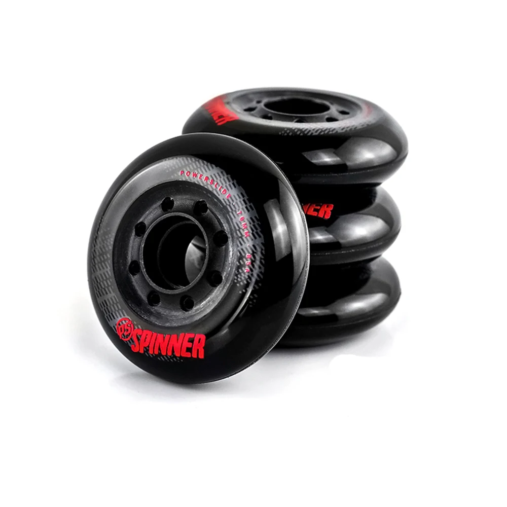 8 шт. 100% оригинальные колеса Powerslide Spinner 72 76 80 мм 85A городские встроенные для