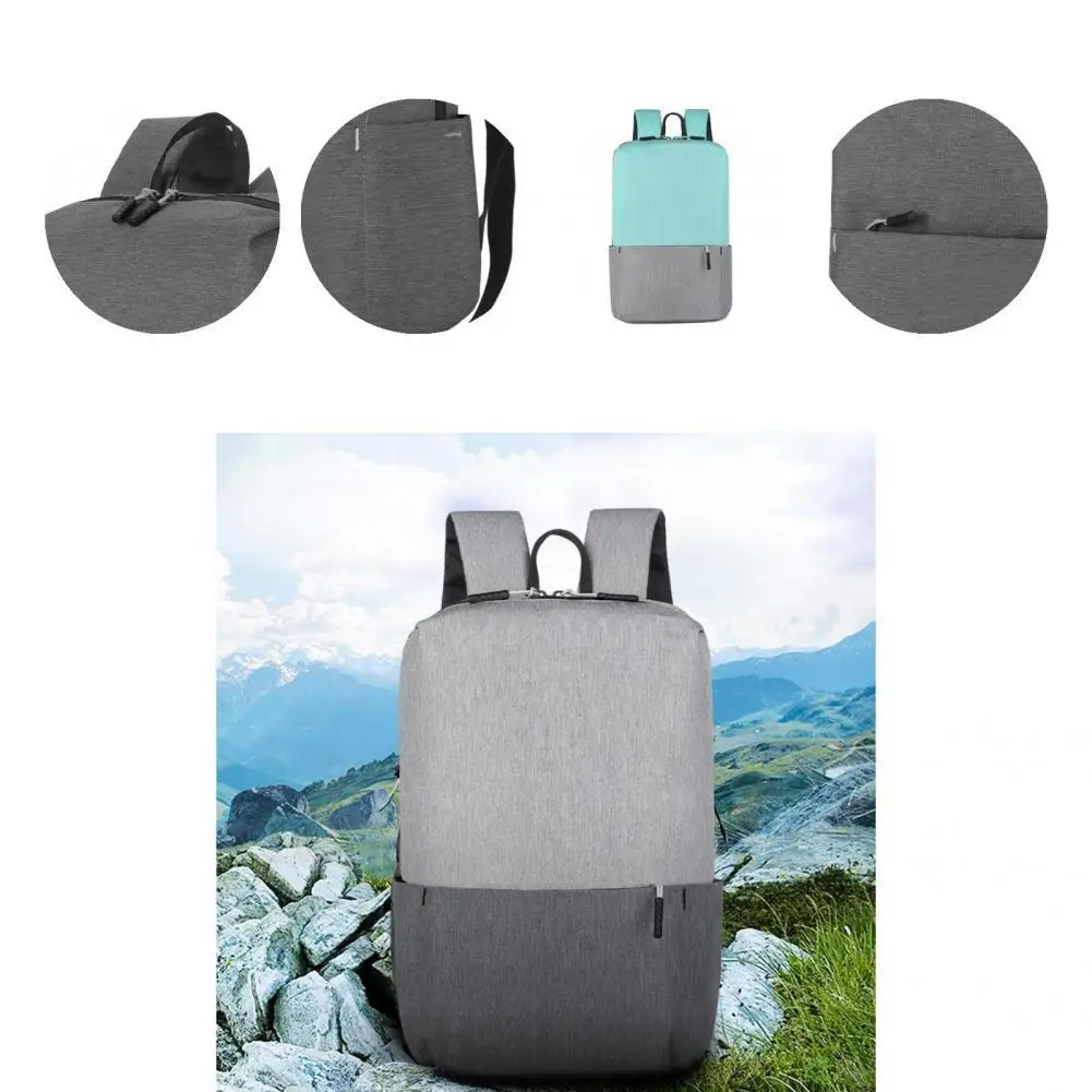 

Casual Cycling Knapsack Color Contrast 6 Colors Useful Colorful Travel Bag Backpack Mini Backpack