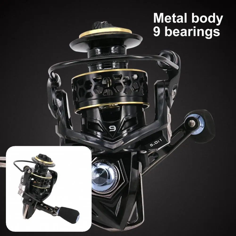 

Spinning Reel Fishing Accessory Spinning Fishing Reel Metal Anti Corrosion Premium High Performance Fishing Reel