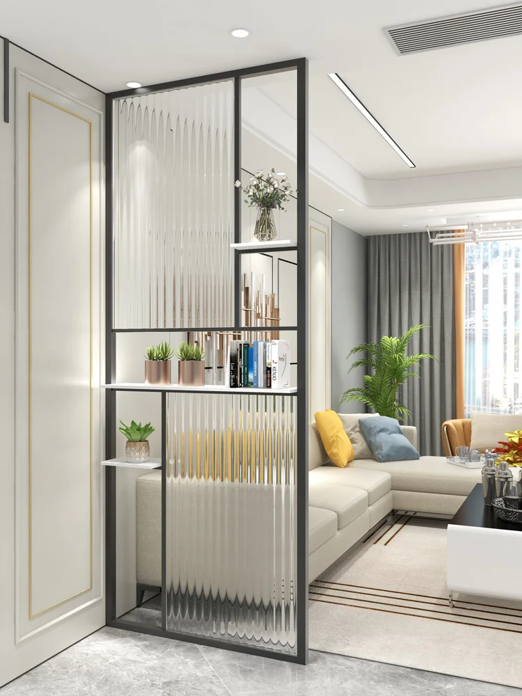 Скандинасветильник Роскошная Минималистичная стеклянная перегородка из